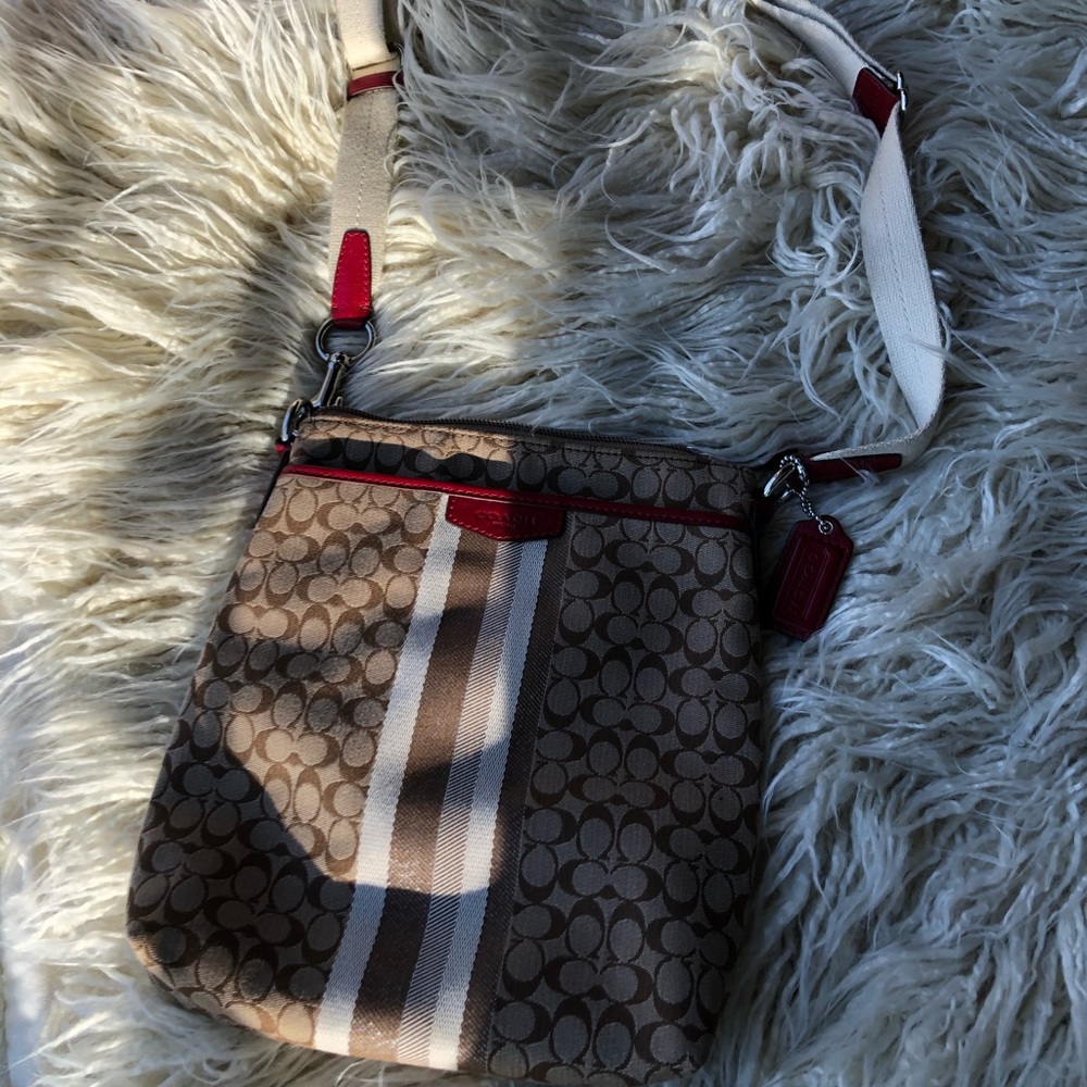 Classic coach cross boy purse